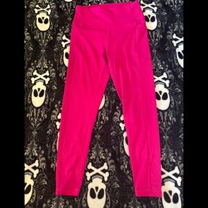 Victoria’s Secret Sport Hot Pink High Waisted Leggings – Size 8